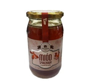 MIÓD SPADZIOWY LIŚCIASTY 0,6 KG - PASIEKA 