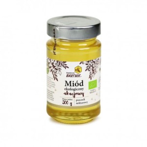 Miody ekologiczne - MIÓD AKACJOWY 300 g BARTNIK