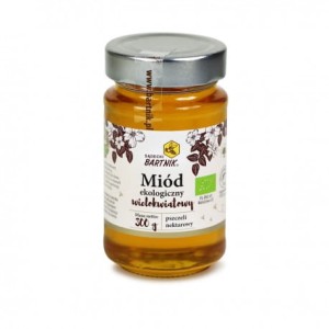 Miody ekologiczne - MIÓD WIELOKWIATOWY 300 g BARTNIK