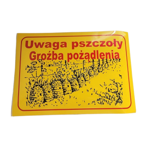 TABLICA OSTRZEGAWCZA  NAKLEJKA 