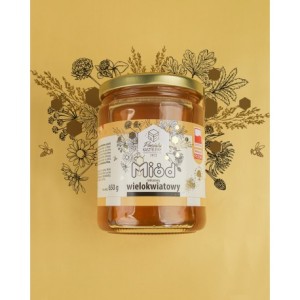MIÓD WIELOKWIATOWY - PASIEKA KASZTELEWICZ 650G