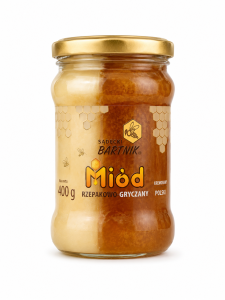 MIÓD RZEPAKOWO-GRYCZANY- 400G BARTNIK