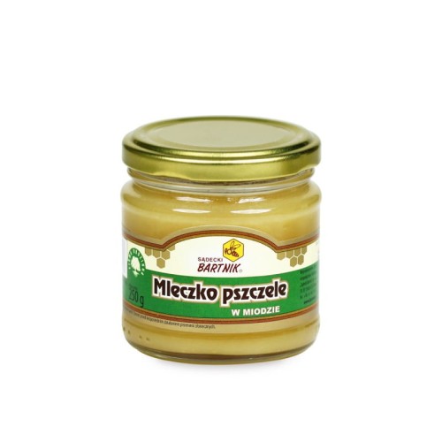 MIÓD Z MLECZKIEM - 250 g MLECZKO PSZCZELE W MIODZIE