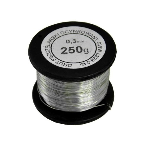 DRUT PSZCZELARSKI - OCYNKOWANY 0,3 mm / 250 g